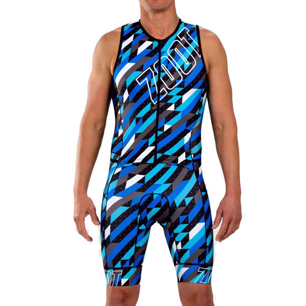 Zoot Ltd Tri Fz Sleeveless Trisuit Blau L Mann von Zoot