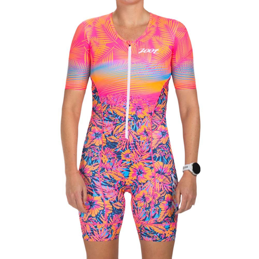 Zoot Ltd Tri Racesuit Short Sleeve Trisuit Mehrfarbig M Frau von Zoot