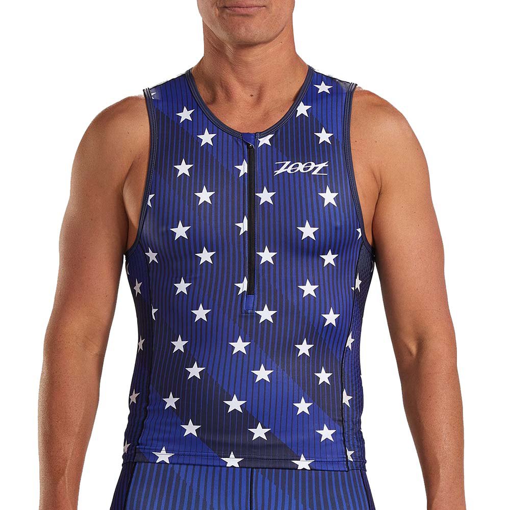 Zoot Ltd Tri Sleeveless Jersey Blau L Mann von Zoot