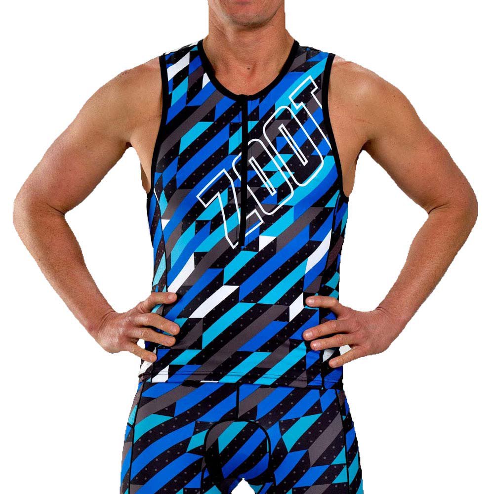 Zoot Ltd Tri Tank Sleeveless Trisuit Blau L Mann von Zoot