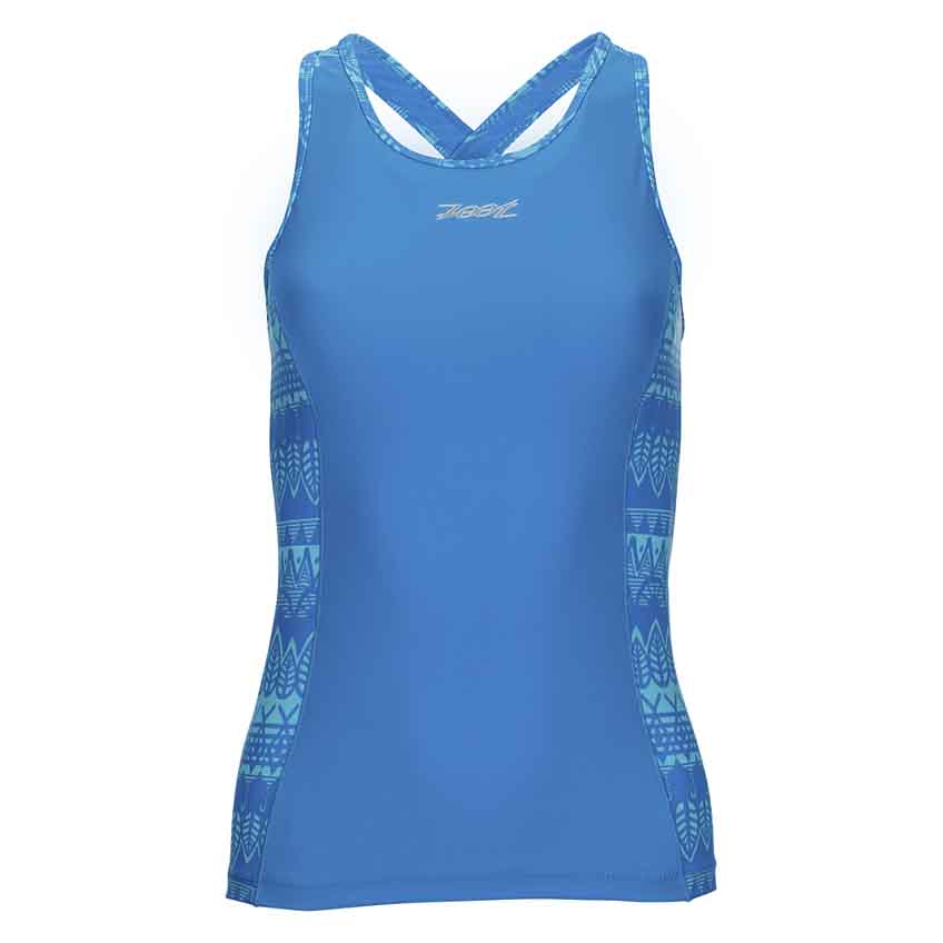 Zoot Performance Tri Crossback Sleeveless Jersey Blau S Frau von Zoot