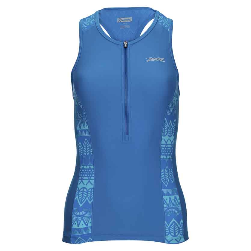 Zoot Performance Tri Sleeveless Jersey Blau XS Frau von Zoot