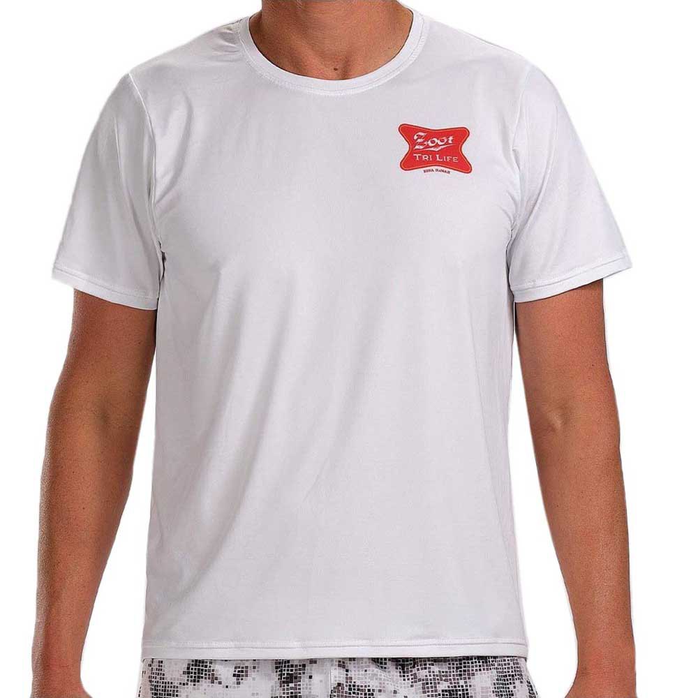 Zoot Tri Life Short Sleeve T-shirt Weiß M Mann von Zoot