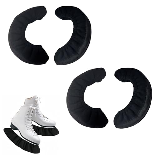 4 Stück/2 Paar kufenschoner Schlittschuhe, Elastische Schlittschuh Schoner, Kufenschoner Schlittschuhe Kinder, Schlittschuh Zubehör für Kufenschoner Schlittschuhe Eiskunstlauf Damen Mann (Schwarz, L) 4 Stück/2 Paar kufenschoner Schlittschuhe, Elastische Schlittschuh Schoner, Kufenschoner Schlittschuhe Kinder, Schlittschuh Zubehör für Kufenschoner Schlittschuhe Eiskunstlauf Damen Mann (Schwarz, L) von Zoruam