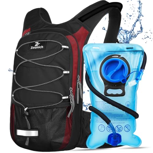 Zounich Trinkrucksack mit Thermofach, Laufrucksack mit 3L Trinkblase, Fahrradrucksack Wasserrucksack zum Wandern für Laufen, Radfahren, Camping, Skifahren, Outdoor-Aktivitäten Zounich Trinkrucksack mit Thermofach, Laufrucksack mit 3L Trinkblase, Fahrradrucksack Wasserrucksack zum Wandern für Laufen, Radfahren, Camping, Skifahren, Outdoor-Aktivitäten von Zounich