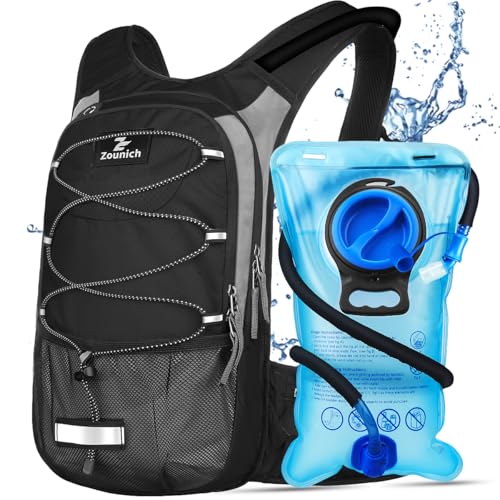 Zounich Trinkrucksack mit Thermofach, Laufrucksack mit 3L Trinkblase, Fahrradrucksack Wasserrucksack zum Wandern für Laufen, Radfahren, Camping, Skifahren, Outdoor-Aktivitäten Zounich Trinkrucksack mit Thermofach, Laufrucksack mit 3L Trinkblase, Fahrradrucksack Wasserrucksack zum Wandern für Laufen, Radfahren, Camping, Skifahren, Outdoor-Aktivitäten von Zounich