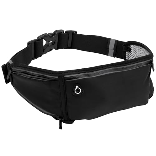 Laufgürtel mit Trinkflasche, Laufgürtel Handy für Telefon bis zu 7 Zoll, mit 3 Reißverschlusstaschen, Trinkgürtel Lauftasche für Sport Jogging Damen Herren, Bauchtasche mit Flaschenhalter Laufgürtel mit Trinkflasche, Laufgürtel Handy für Telefon bis zu 7 Zoll, mit 3 Reißverschlusstaschen, Trinkgürtel Lauftasche für Sport Jogging Damen Herren, Bauchtasche mit Flaschenhalter von Zouwel