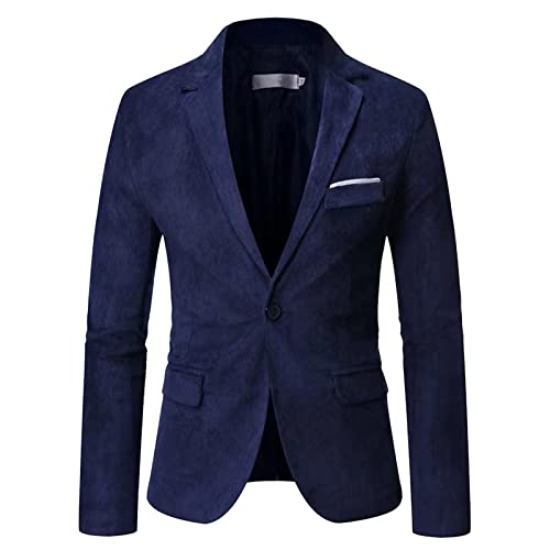 Zqkert Anzug Herren Regular Fit Stretch 56 Anzug Jacke Slim Fit Freizeit Blazer Herren Sakko Herren Sportlich Regular Fit Freizeit Blazer 2 Knöpfe Business von Zqkert