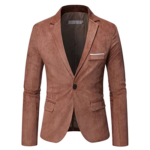 Zqkert Anzug Herren Regular Fit Stretch 56 Anzug Jacke Slim Fit Freizeit Blazer Herren Sakko Herren Sportlich Regular Fit Freizeit Blazer 2 Knöpfe Business von Zqkert