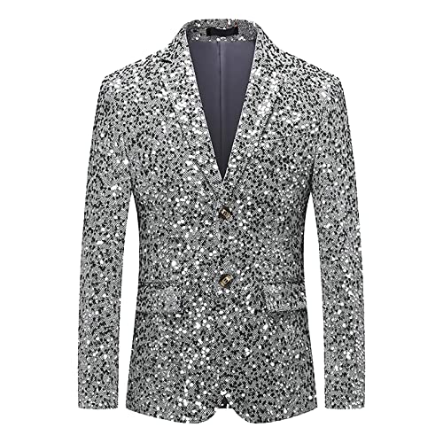 Zqkert Anzug Herren Regular Fit Stretch 56 Herren Stand up Kragen Mock Tweed Retro Herringbone Vintage Hochzeit Wollen Bräutigam Herren Sakko Sportlich Jakett von Zqkert