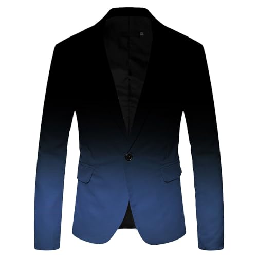 Zqkert Anzug Herren Regular Fit Stretch 56 Schmale Passform Herren Anzug Business EIN Knopf Smoking Anzug für Männer Smoking Klassische Blazer Herren Anzug von Zqkert