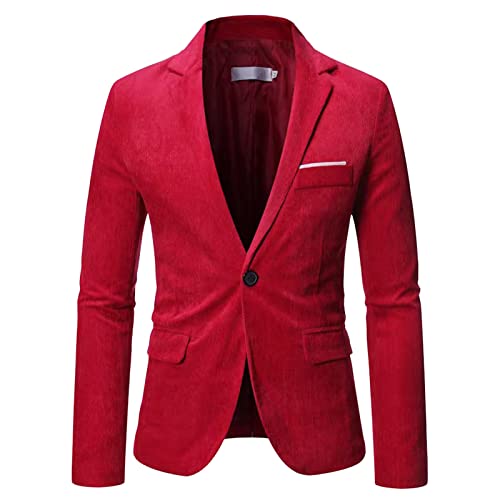 Zqkert Anzug Herren Schwarz Slim Anzug Jacke Slim Fit Freizeit Blazer Herren Sakko Herren Sportlich Regular Fit Freizeit Blazer 2 Knöpfe Business von Zqkert