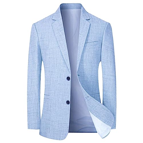 Zqkert Anzug Herren Schwarz Slim Baumwolle Plaid Kleid Anzug für Herren Male Einreihiger Blazer Slim Fit Blazer Herren Casual Anzug V-Ausschnitt von Zqkert