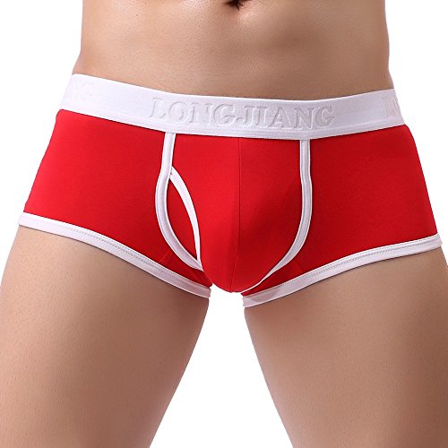 Zqkert Boxershorts Herren Baumwolle Stretch Weihnachts Passform ohne Kratzenden Zettel Herren Boxershorts Trunks Unterwäsche Herren Baumwolle von Zqkert