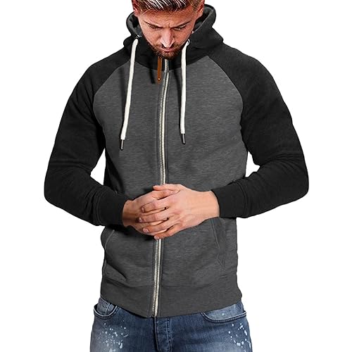 Zqkert Hoodie Herren Oversize Backprint Hochwertige Nachhaltige Herren Bekleidung Herren Fleece Sweatshirt mit Rundhalsausschnitt von Zqkert