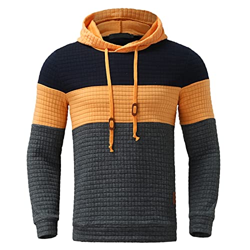 Zqkert Hoodie Herren Oversize Warm Langarm Sweatjacke mit Reißverschluss Casual Sweatshirt Jacke Zip up Hoodies Männer Leicht von Zqkert