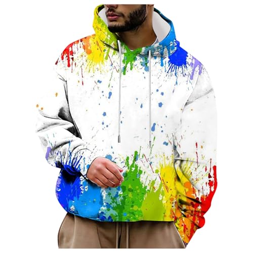 Zqkert Hoodie Herren Oversize Warm Passform Langlebig und Stilvoll Ideal für den Alltag und Sport Kapuzenpullover von Zqkert