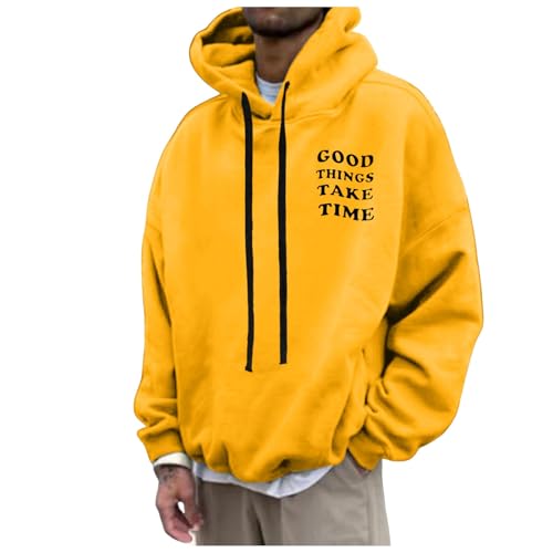 Zqkert Hoodie Herren Oversize Warm Sportjacke Kapuzenpullover Warm Freizeitjacke Übergangsjacke Hoodie Kapuzenpullover von Zqkert