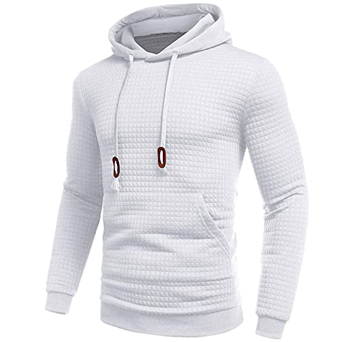 Zqkert Hoodie Herren Oversize Warm Sweatjacke Herren Winter Hoodie Warm Kapuzenjacke Fleece Gefüttert Freizeit Jacke von Zqkert