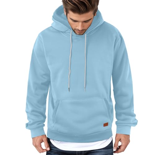 Zqkert Hoodie Herren Oversize mit Backprint Herren Sweat Zip Hood Herren Fleece Kapuzenpulli Herren Kapuzenpullover Herren von Zqkert