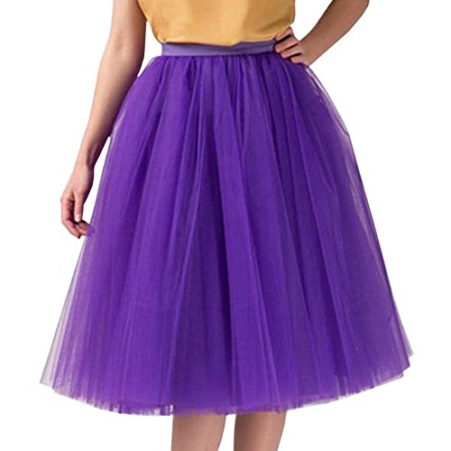 Zqkert Rock Damen Schwarz Elegant Kurz Damen Tüllrock Rockabilly Petticoat Tutu Unterrock Retro Ballet Tanzrock Lagig Tüll Ballett Karneval Kostüm von Zqkert