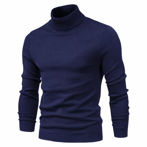 Zqkert Sweatshirt Herren Ohne Kapuze Baumwolle Herren Top Sweatshirt Male Strickpullover Einfarbig Strickpullover Herren Sweatshirt Herren Sweatshirt von Zqkert