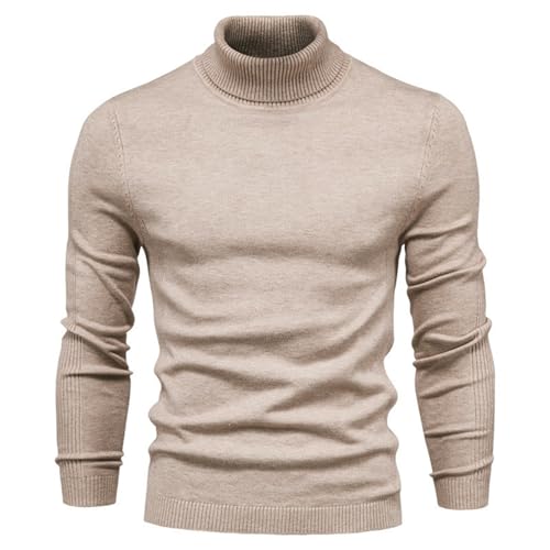 Zqkert Sweatshirt Herren Ohne Kapuze Baumwolle Herren Top Sweatshirt Male Strickpullover Einfarbig Strickpullover Herren Sweatshirt Herren Sweatshirt von Zqkert