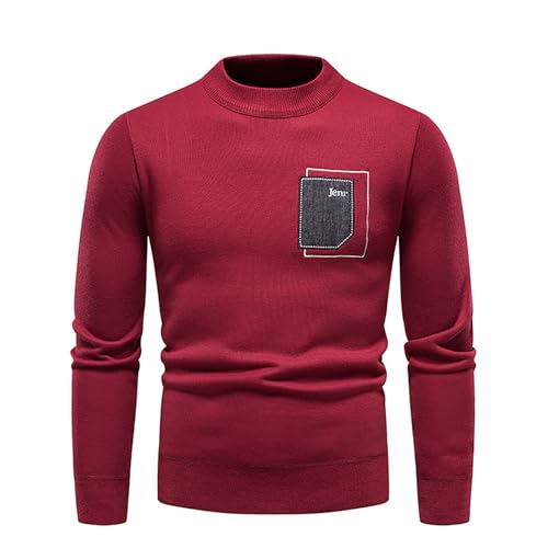 Zqkert Sweatshirt Herren Ohne Kapuze Baumwolle mit Rundhalsausschnitt Erhältlich in Big Tall Herren Classic Set in Sweat Sweatshirt Herren Sweatshirt von Zqkert