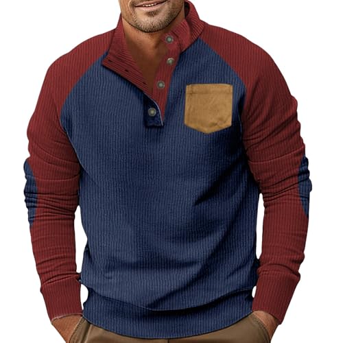 Zqkert Sweatshirt Herren ohne Kapuze Cool Arbeits Sweatshirt Langarm Sweatshirt für Damen und Herren Arbeits Langarmshirt für den Alltag von Zqkert