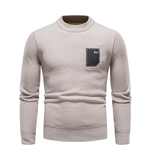 Zqkert Sweatshirt Herren ohne Kapuze Cool mit Rundhalsausschnitt Erhältlich in Big Tall Herren Classic Set in Sweat Sweatshirt Herren Sweatshirt von Zqkert