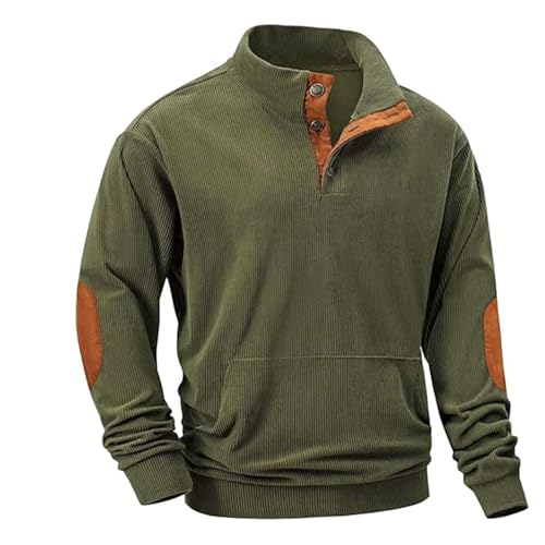 Zqkert Sweatshirt Herren ohne Kapuze mit Druck Langarmshirt Pulli ohne Kapuze Baumwolle Baumwollemischung Classic Basic Rundhals Ausschnitt Sport von Zqkert