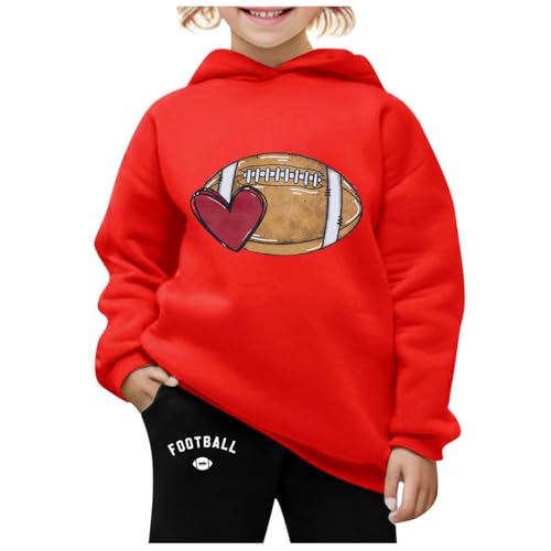 Zqkert Trainingsanzug Kinder für Jungen und Mädchen Hoodie und Hose Set Jogginganzug Modische Fleecefutter Gedruckt Langarm mit Kapuz Bequemer Zweiteiler Outfit-Set Freizeit Sportanzug von Zqkert