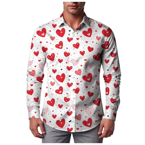 Zqkert Tshirt Herren Weiss V Ausschnitt Slim Fit Valentine Herren T Shirt Heavy Cotton S M L XL XXL Male T Shirt Rundhals T Shirt Herren von Zqkert