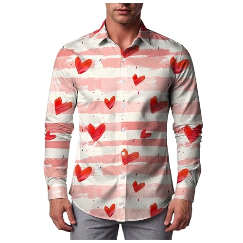 Zqkert Tshirt Herren Weiss V Ausschnitt Slim Fit Valentine Herren T Shirts aus Baumwolle Basic Rundhals aus Baumwolle T Shirts für Herren von Zqkert