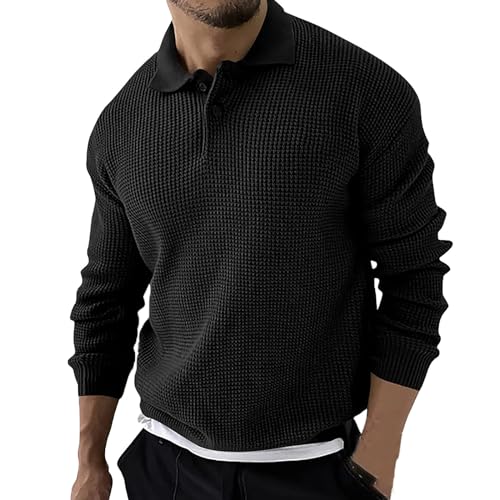 Zqkert Weihnachtspullover Herren Lustig 5XL Alphanumerisch Herren Weihnachtspullover Sweater Christmas Pullover Rundhals Warme Strickpulli von Zqkert