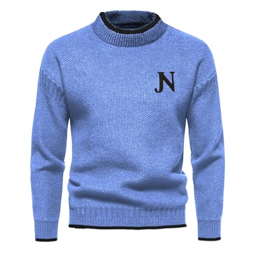 Zqkert Weihnachtspullover Herren Lustige Weihnachten Sweatshirt Arbeitspullover Warm Langarmshirt Pullover Herren Herren Weihnachtspullover Sweater Christmas Pullover von Zqkert