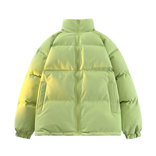 Zqkert Winterjacke Herren Lang 4XL Fleece Jacken Revers Casual Cargo Jacket Winter Thicken Warm Coat with Fur Collar Steppjacke Herren von Zqkert