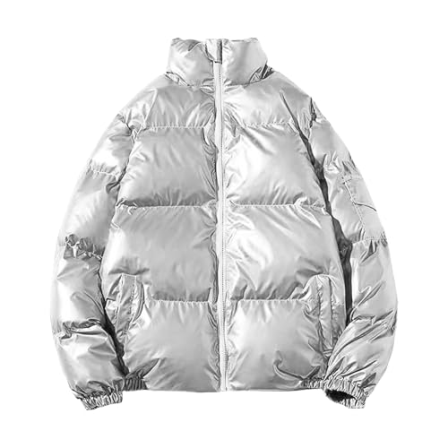 Zqkert Winterjacke Herren Lang 4XL Praktisch mit Zipper 24 Farben Herren Windbreaker Leichtes Futter und Warmes Futter Viele Tarn Farben von Zqkert