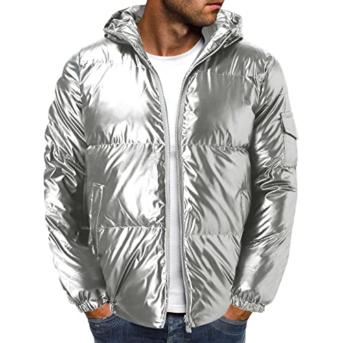 Zqkert Winterjacke Herren Lang 4XL Windbreaker Viele Tarn Farben Herren Leichte Dünne Bomberjacke mit Ärmeltasche Blouson Jacke von Zqkert