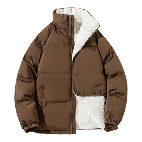 Zqkert Winterjacke Herren Lang 4XL Winddicht Warme Jacke Männer Herren Winterjacke Lang Winddicht Wasserdicht Warme Daunenjacke Winter von Zqkert