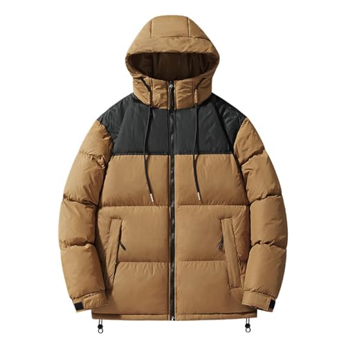 Zqkert Winterjacke Herren Lang 4XL Winterjacke Herren Bomberjacke Leichte Übergangsjacke Fliegerjacken Frühling Herbst Blouson mit Taschen von Zqkert