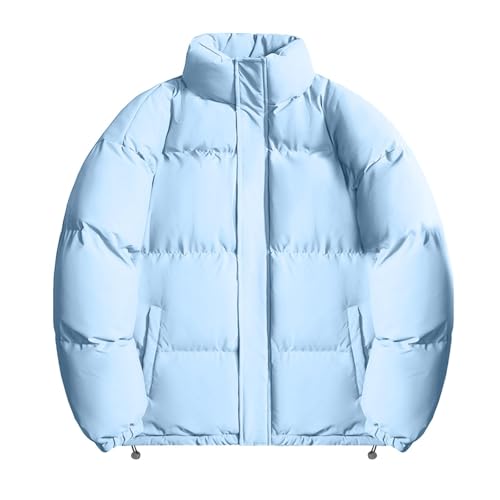 Zqkert Winterjacke Herren Lang Daunen Herren Outdoorjacke Wasserabweisend Wanderjacke Leicht Übergangsjacke Trekkingjacke mit Abnehmbarer von Zqkert