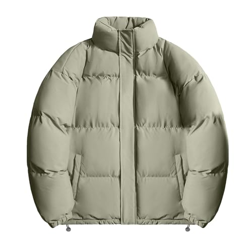 Zqkert Winterjacke Herren Lang Daunen Herren Outdoorjacke Wasserabweisend Wanderjacke Leicht Übergangsjacke Trekkingjacke mit Abnehmbarer von Zqkert