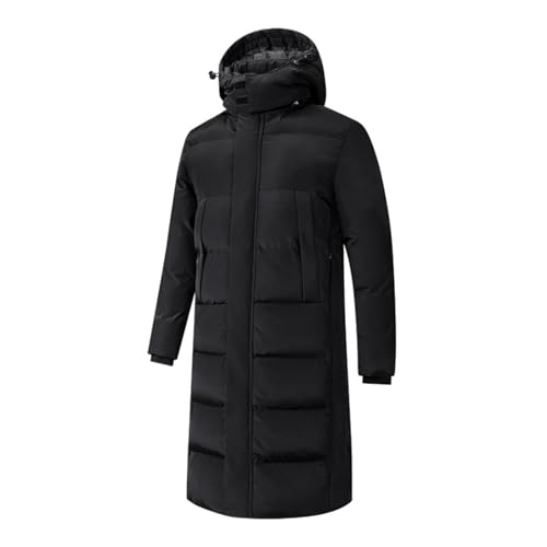 Zqkert Winterjacke Herren Lang Warm Gefüttert Freizeit Übergangsjacke Langarm Bomberjacke Outdoor Sportjacke Herren Jacke Herren Fleece Jacket Jacke von Zqkert