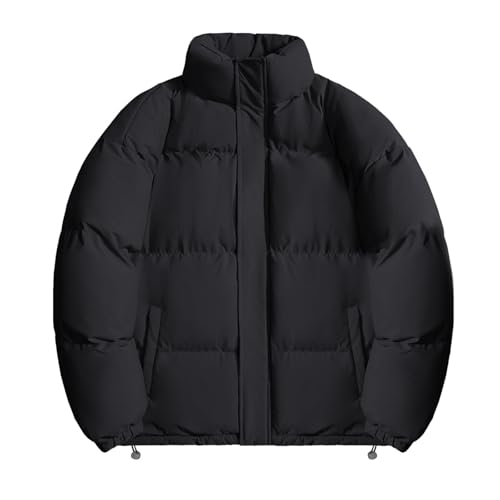 Zqkert Winterjacke Herren Lang Warm Herren Outdoorjacke Wasserabweisend Wanderjacke Leicht Übergangsjacke Trekkingjacke mit Abnehmbarer von Zqkert