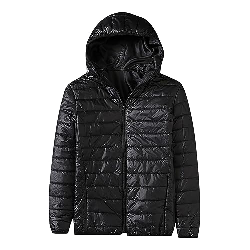 Zqkert Winterjacke Herren Lang mit Fell Cargojacke mit Taschen Herren Warme Winterjacke Puffer Jacke Steppjacke Jacket Herren Jacke Leichte von Zqkert