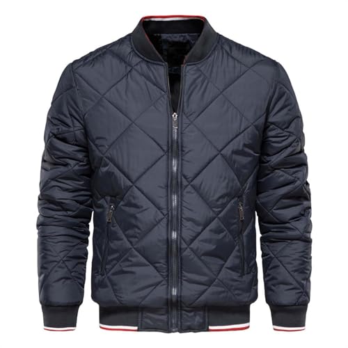 Zqkert Winterjacke Herren Lang mit Fell Jacket Pufferjacke Herren Steppjacke in Daunenjacken Winterjacke Übergangsjacke Jacke wasserdichte von Zqkert