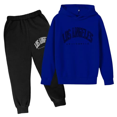 angebote des tages heute Trainingsanzug für Kinder Jungen Mädchen Mode Einfarbig Jogginganzug Langarm Kapuzenpullover Jogging Hosen 2tlg Sportanzug Kinderkleidung Set Unisex Modeanzug Sportkleidung von Zqkert