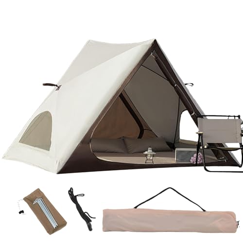 Backpacking Tent, Triangular Auto Open Sun Shelter, Ground Stakes Sun Shade, Easy Setup Sun Shelter, Front Back Doors Tent, Fishing Tent, Hiking Sun Shelter, Traveling Sun Shade von Zqkimzi