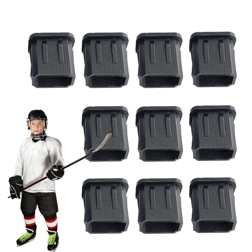 Eishockey-Kappen Aus Gummi, Schutz Für Hockeyschläger, Eishockey-Schlauchkappen, Schlägerend-Bandschutz, 10x Hockeyschläger-Endschutzabdeckung, Einfach Zu Installierende Schlägerend-Bandschutz Für Hoc von Zqkimzi